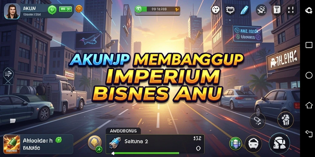 Tampilan gameplay AKUNJP yang penuh aksi dan strategi.