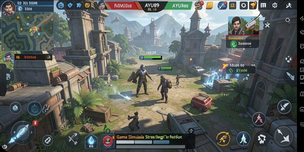 Tampilan gameplay AYU89 yang menegangkan dan strategis.