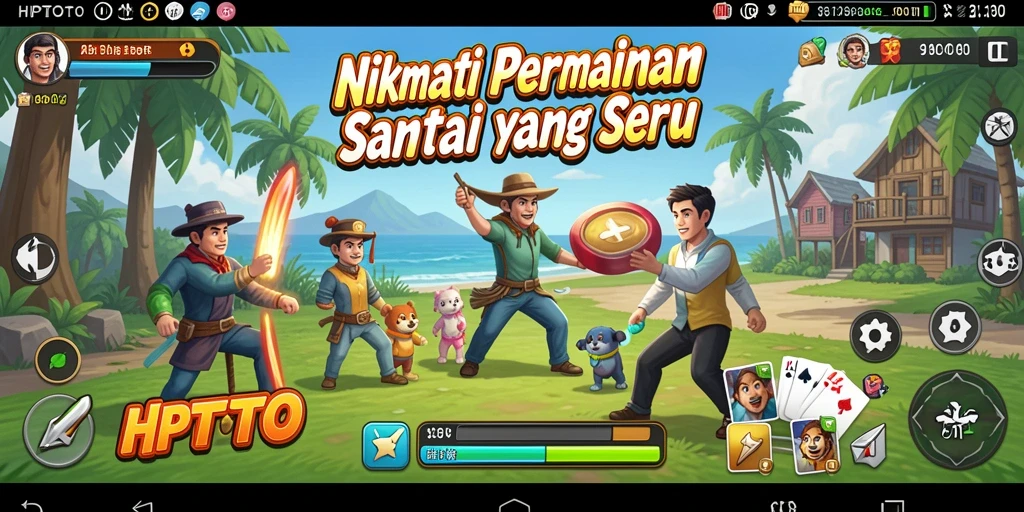 Tangkapan layar HPTOTO menunjukkan gameplay casual yang mengasyikkan.