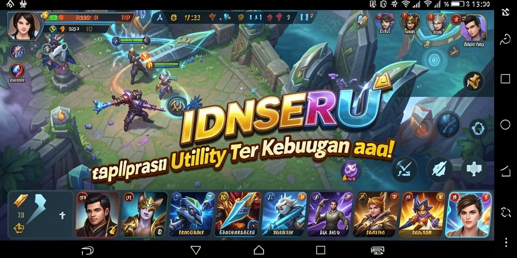 Tampilan antarmuka IDNSERU yang sederhana dan mudah digunakan.