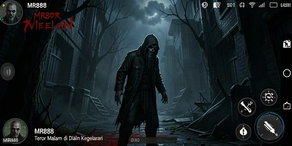 Gameplay MR888 yang mencekam mengajak pemain menyelami kegelapan.