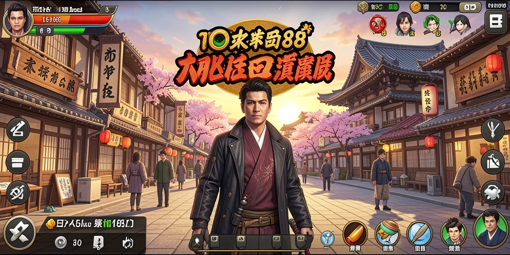 Tangkapan layar gameplay <strong>TOKYO88</strong> yang menampilkan pengelolaan bisnis di Tokyo.